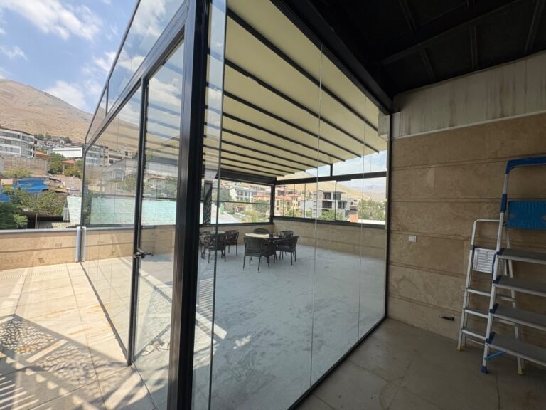 سقف متحرک پنجره گیوتینی | لواسان — نمونه کار تکنوسوین